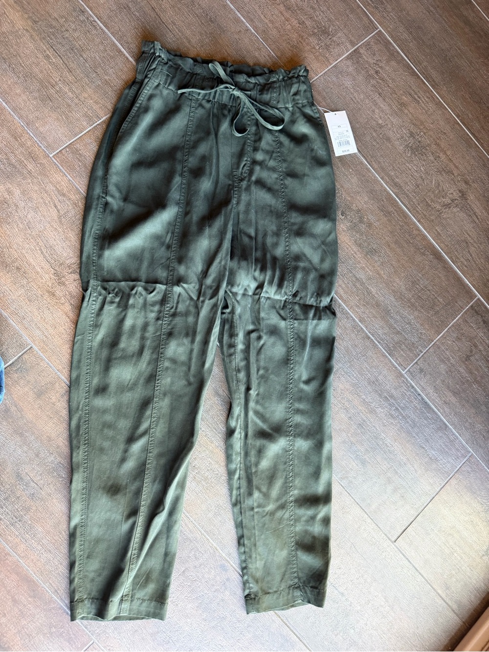 a new day Olive Green Women's Drawstring Skinny Pants